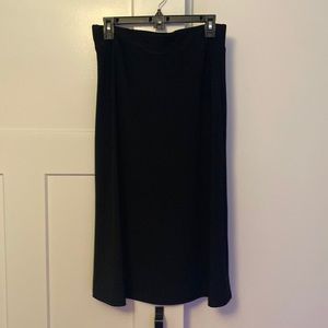 Lana Lee below the knee stretchy black skirt